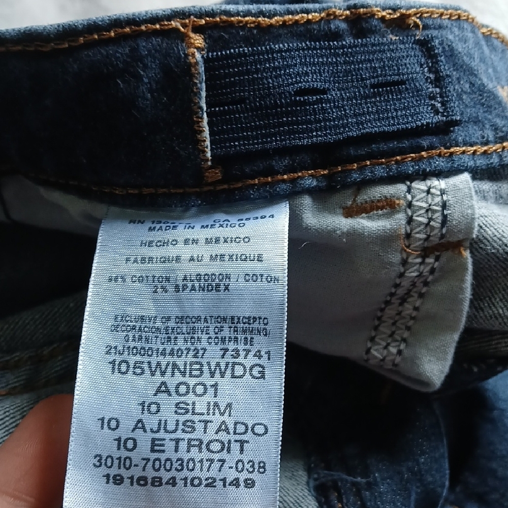 3 Pairs Blue Denim Jeans with  Stitching - Picture 4 of 12